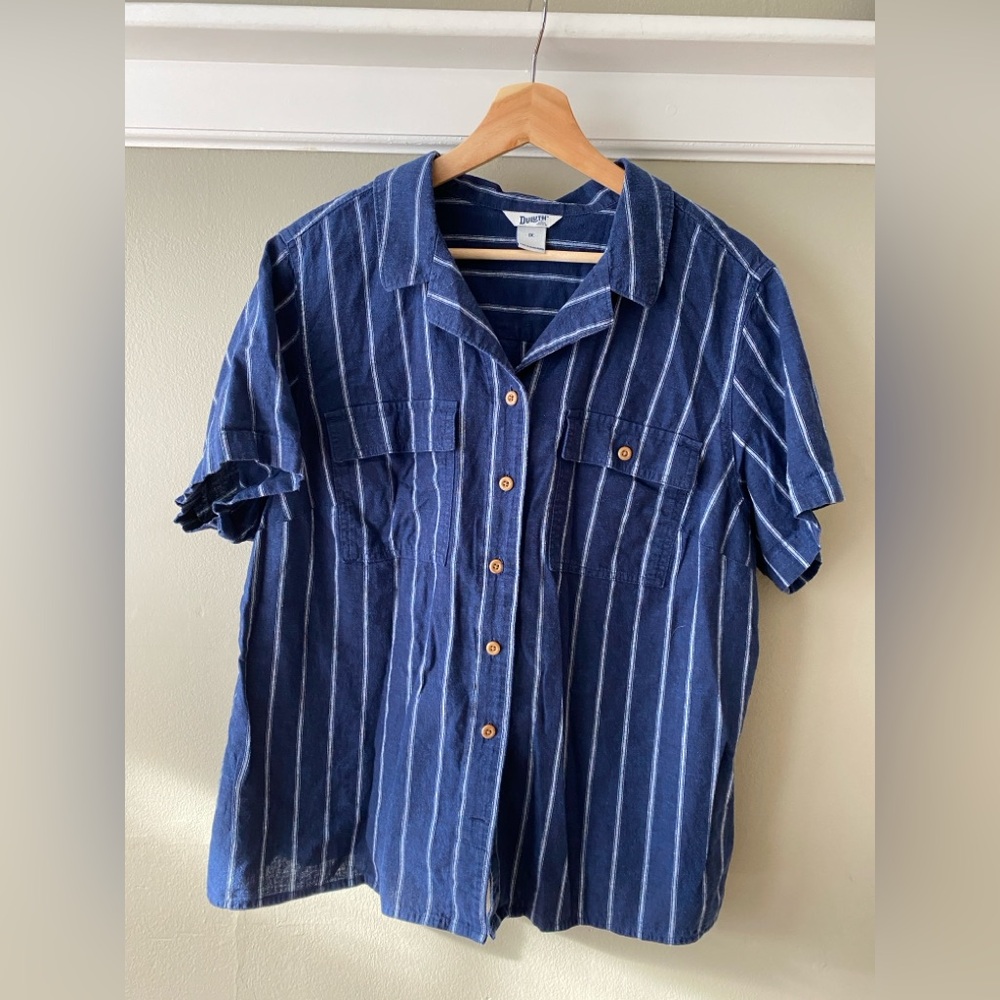 Women’s hemp blend camp shirt
